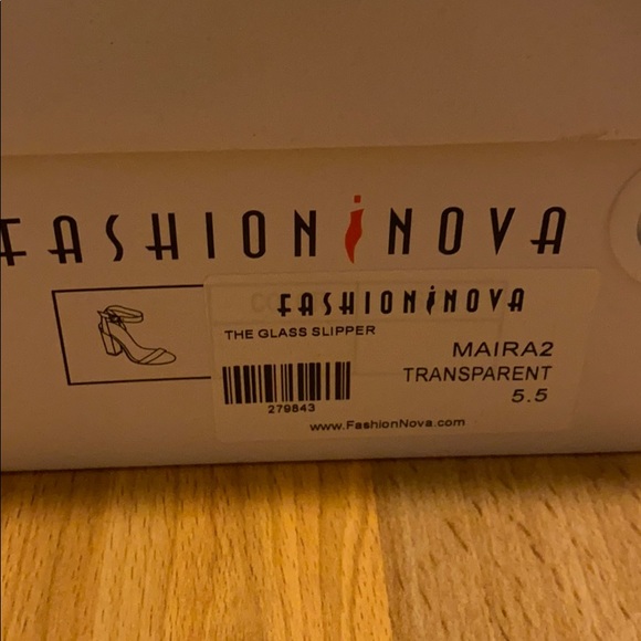 The Glass Slipper, Transparent, Size 5.5 - Picture 2 of 5